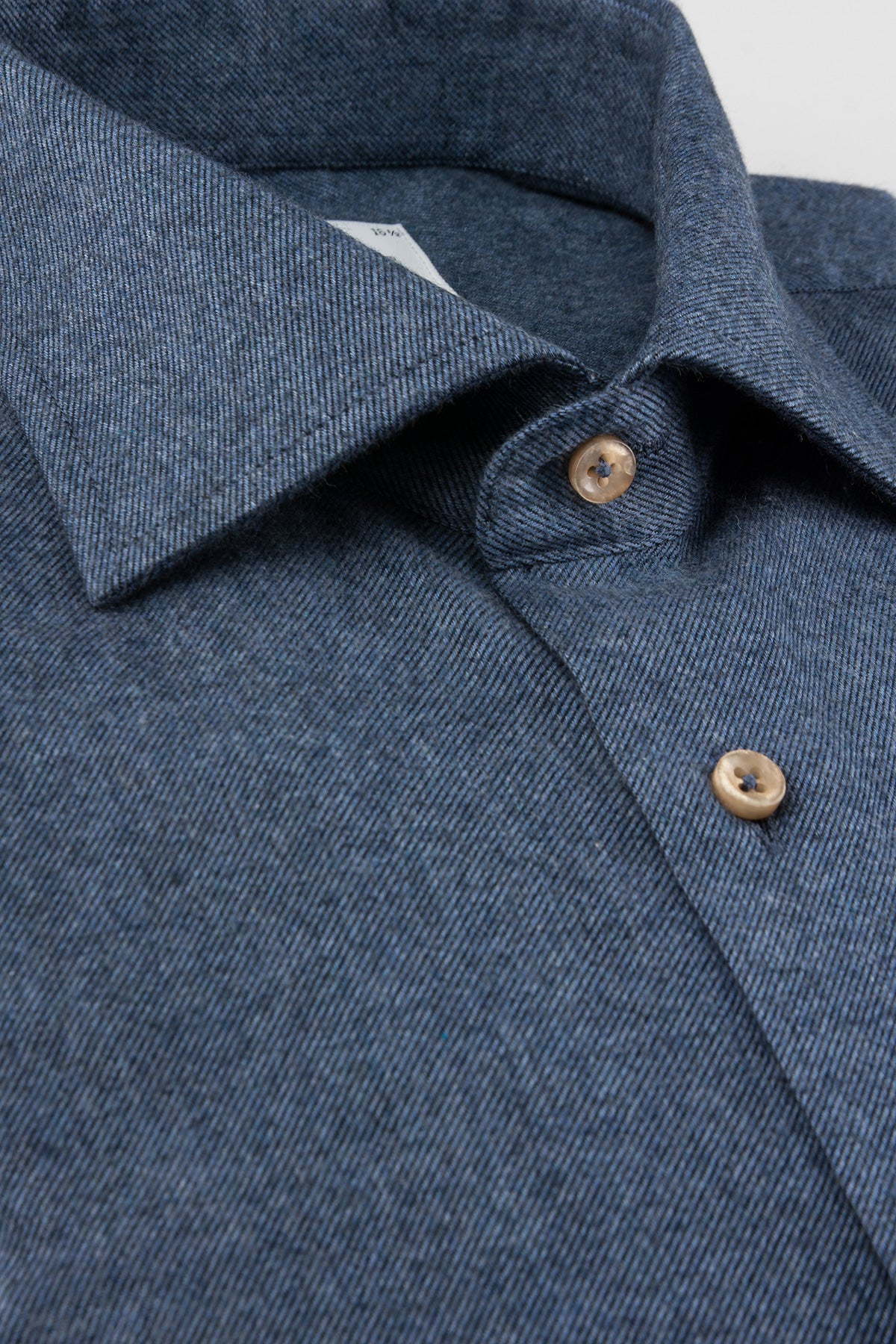 Blue flannel regular fit shirt