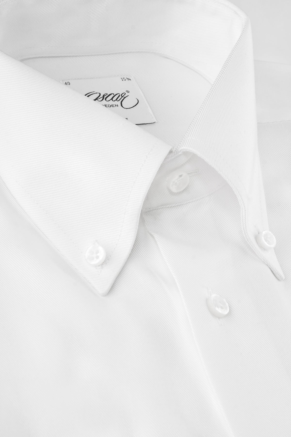White button down tencel slim fit shirt