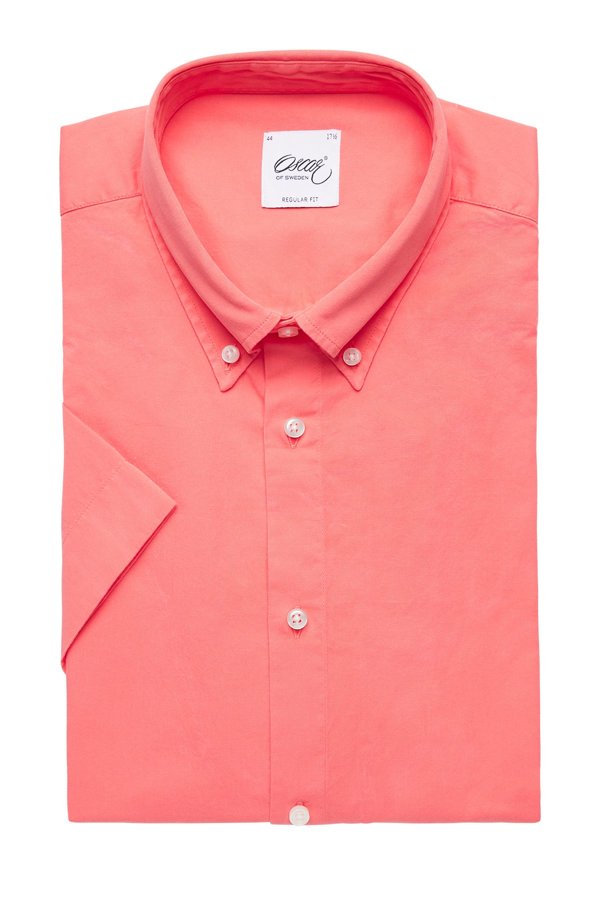 Pink washed short sleeve regular fit shirt