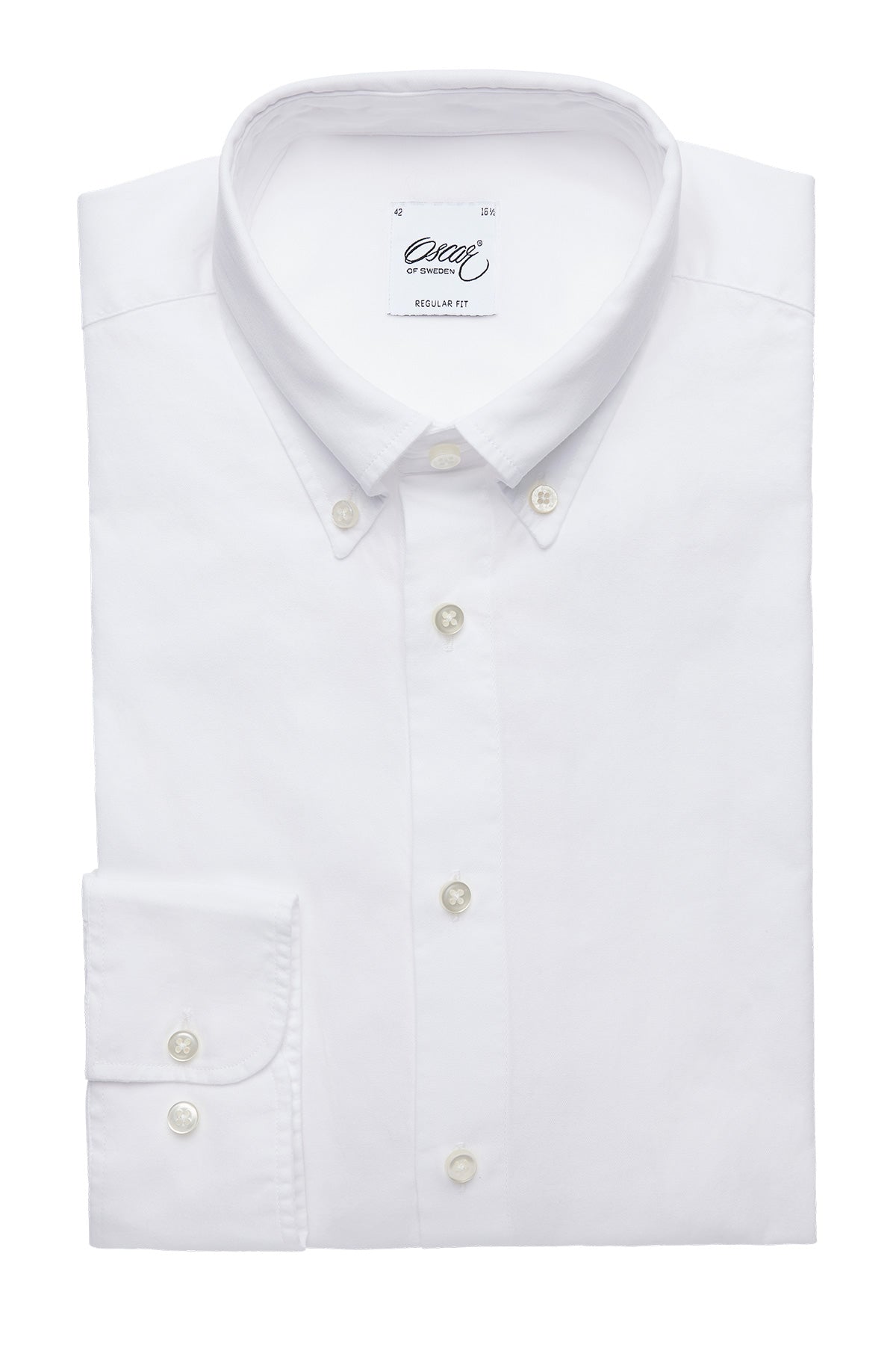 White washed button down slim fit shirt