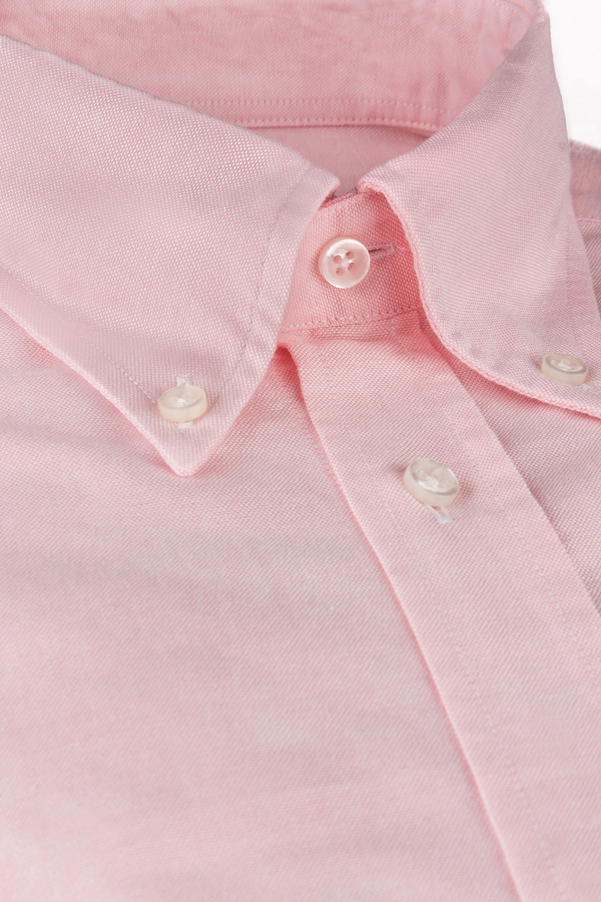 Pink button down oxford slim fit shirt