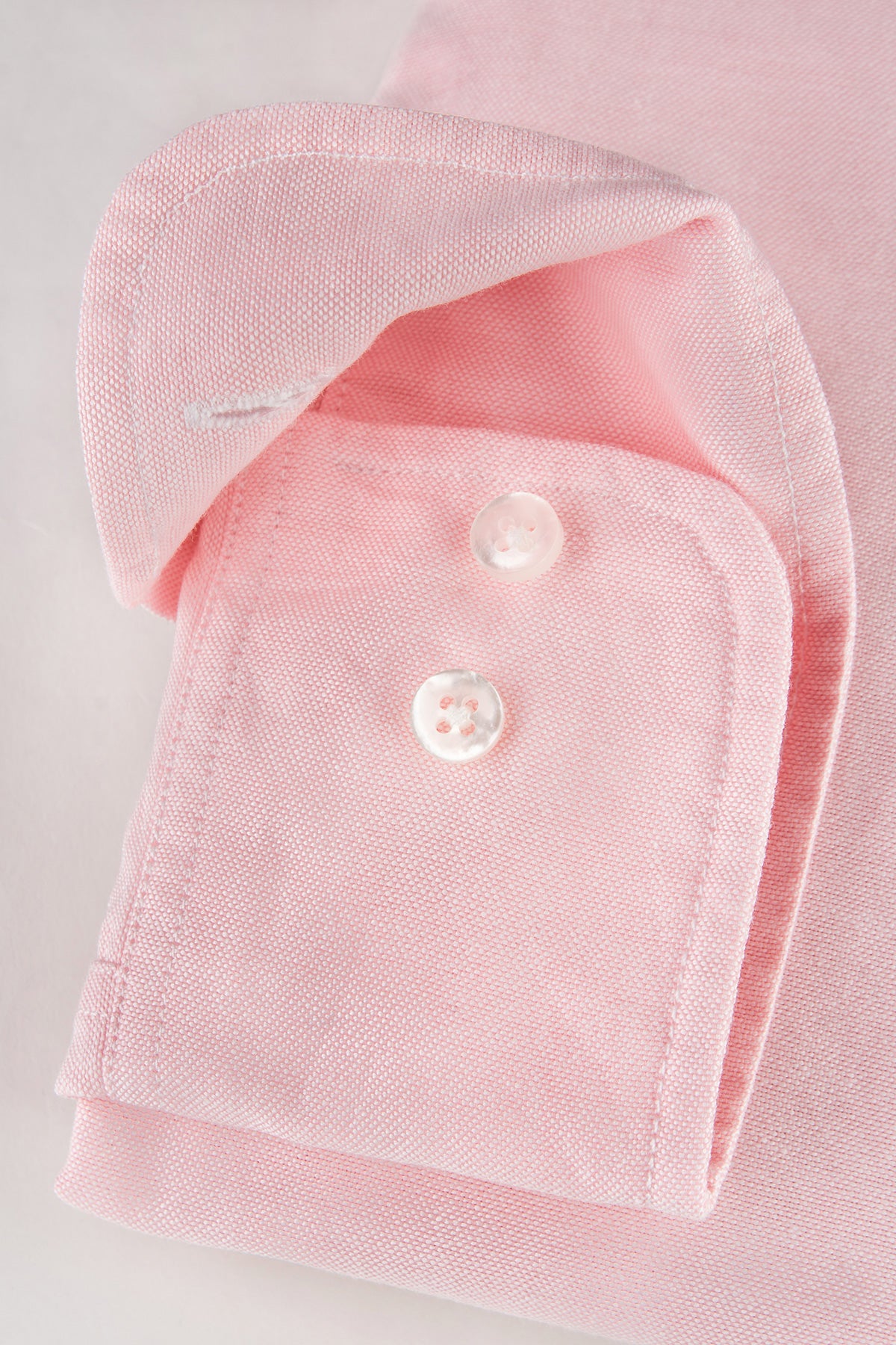 Pink button down oxford regular fit shirt