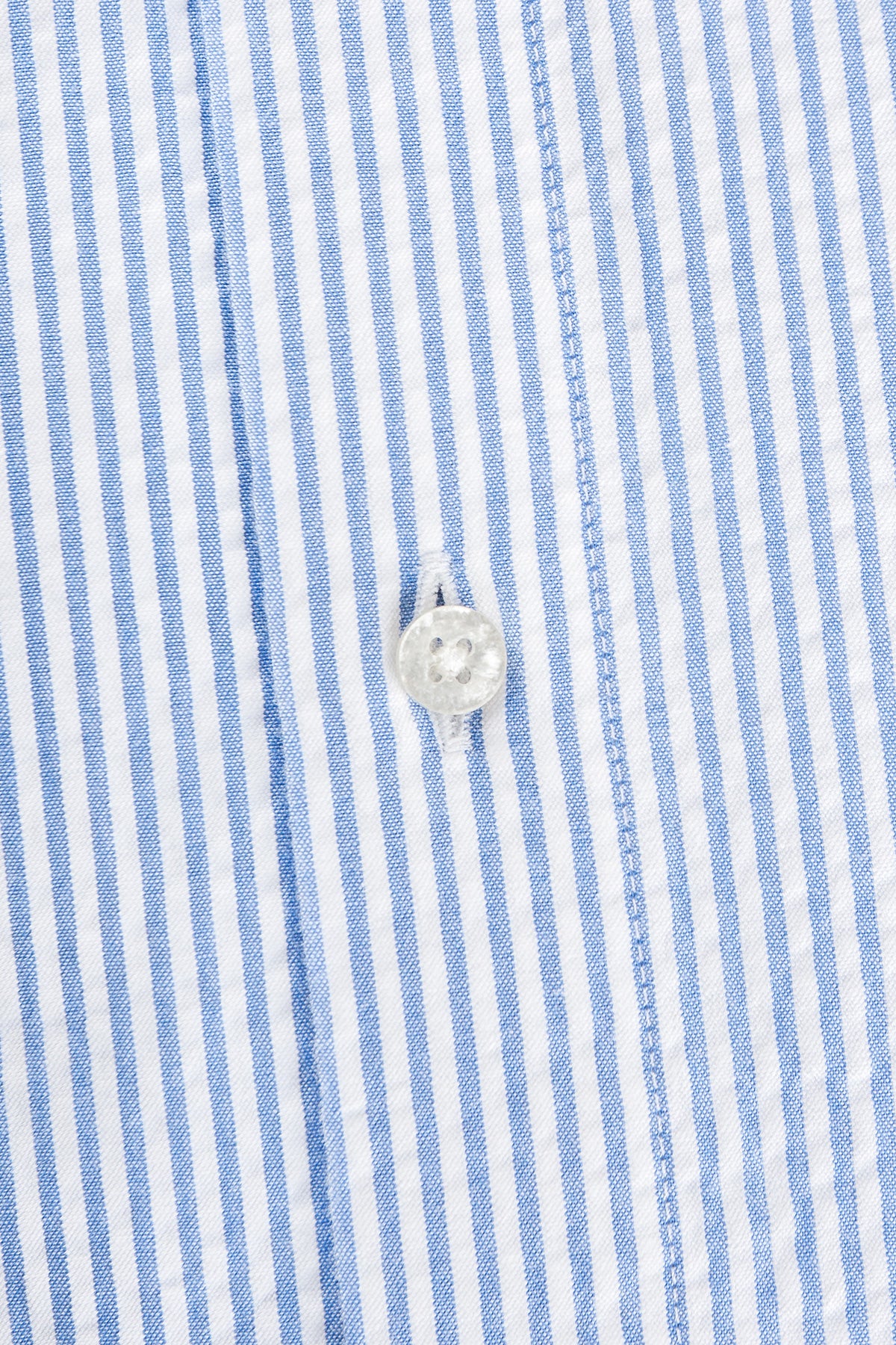 Light blue striped seersucker slim fit shirt